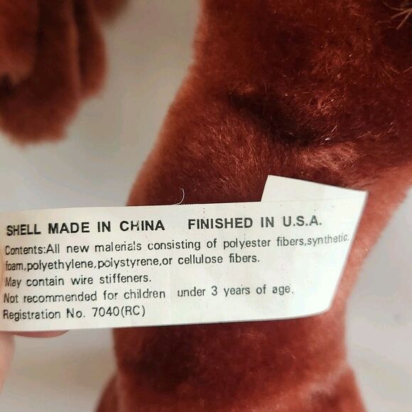 Looney Tunes 1997 NWT Tasmanian Devil Vintage Plush Toy Warner Bros - Picture 11 of 13